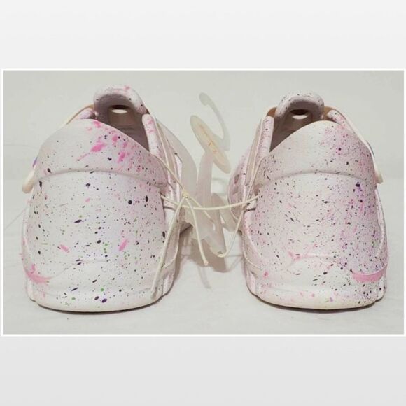 New Stepping Stone Shoes  Kid Size 12 Girls White & Pink Rainbow Sandals NWT - Picture 11 of 16